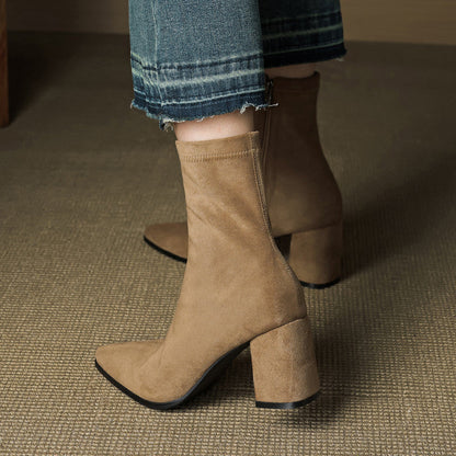 Bottines Stretch à Talons