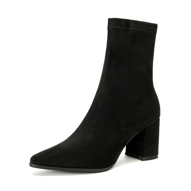 Bottines Stretch à Talons